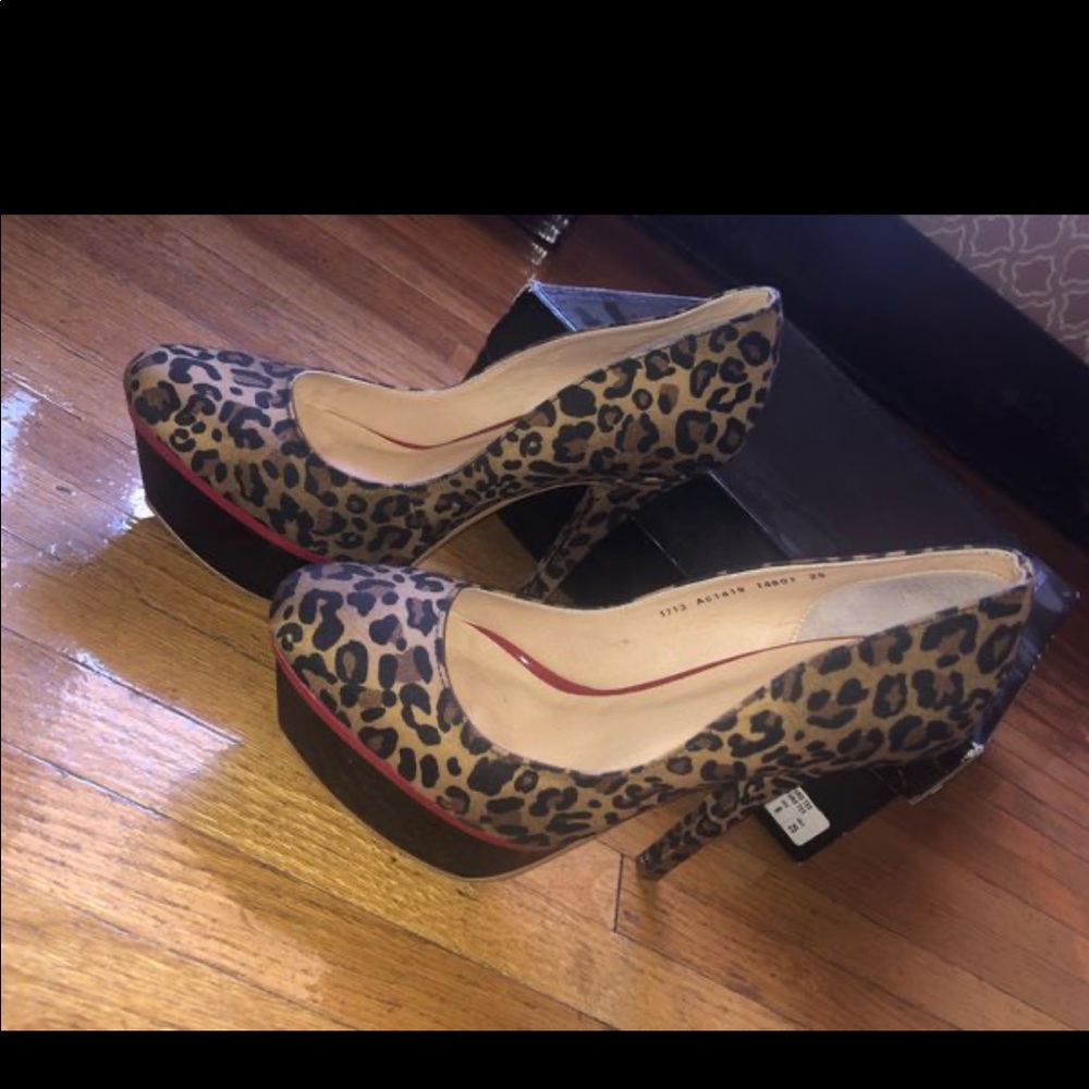 Cheetah heels